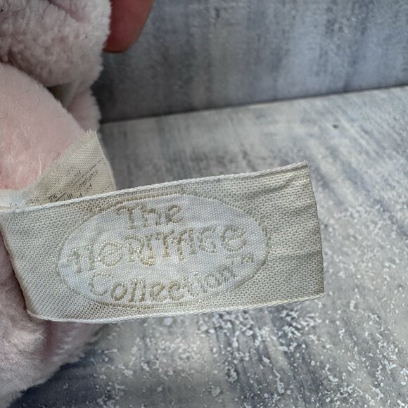 Ganz WRINKLES BABY PUPPY DOG Collar & Bone Pink Plush Stuffy Puppet Bone - Picture 6 of 7